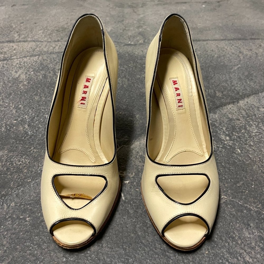 Marni peep-toe pumps heels, size 37